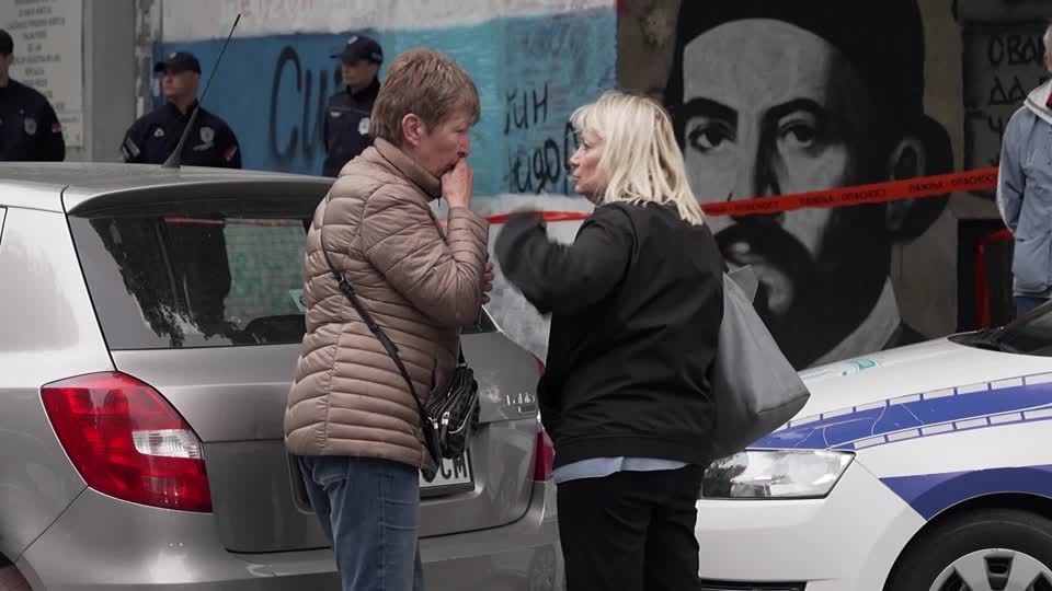 Video: Entsetzten über Bluttat an Schule in Serbien