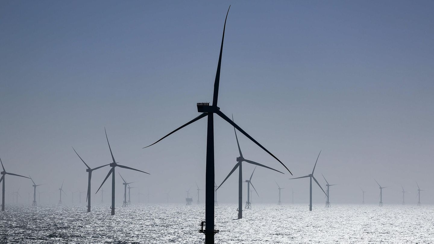 Ein Offshore-Windpark in der Nordsee