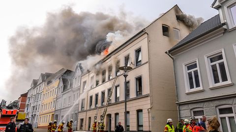 Brand in Flensburg