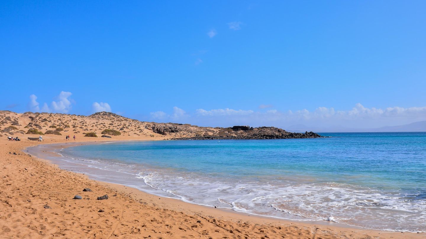 Lanzarote, Spanien Strand von Lanzarote