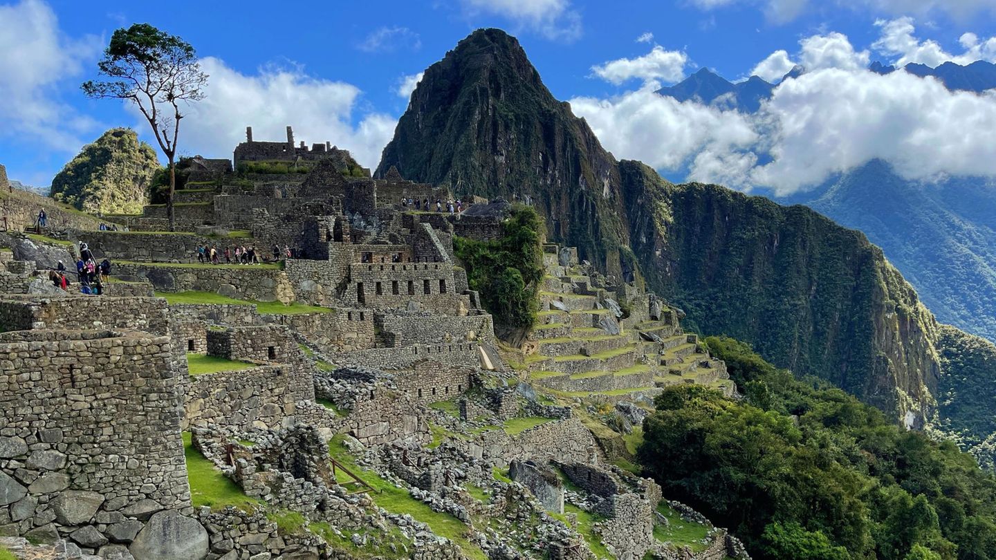 Blick auf Machu Picchu