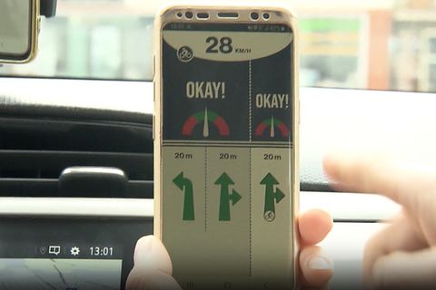 App hilft Autofahrern, nur grüne Ampeln zu erwischen