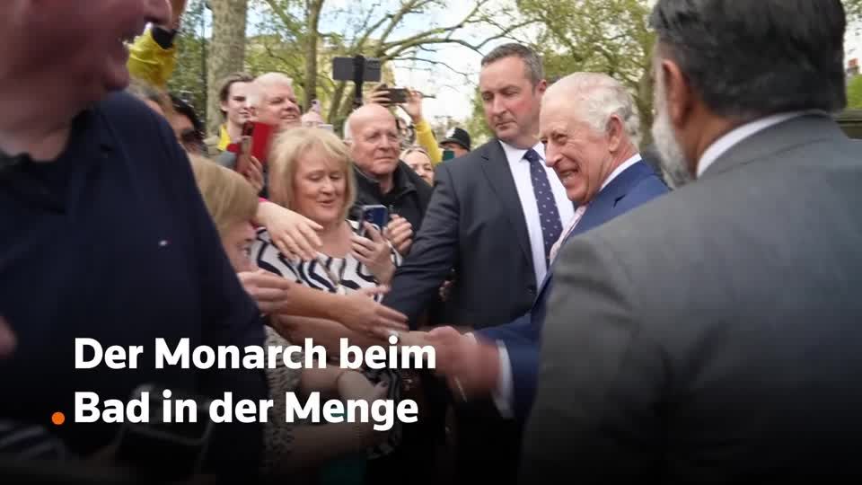 Video: Auf Tuchfühlung mit dem König