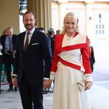 Hier Kronprinz Haakon von Norwegen mit seiner Frau, Kronprinzessin Mette-Marit