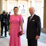 Schwedens König Carl XVI. Gustaf mit seiner Tochter, Kronprinzessin Victoria