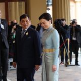 Geladen waren auch Königin Suthida und König Vajiralongkorn von Thailand