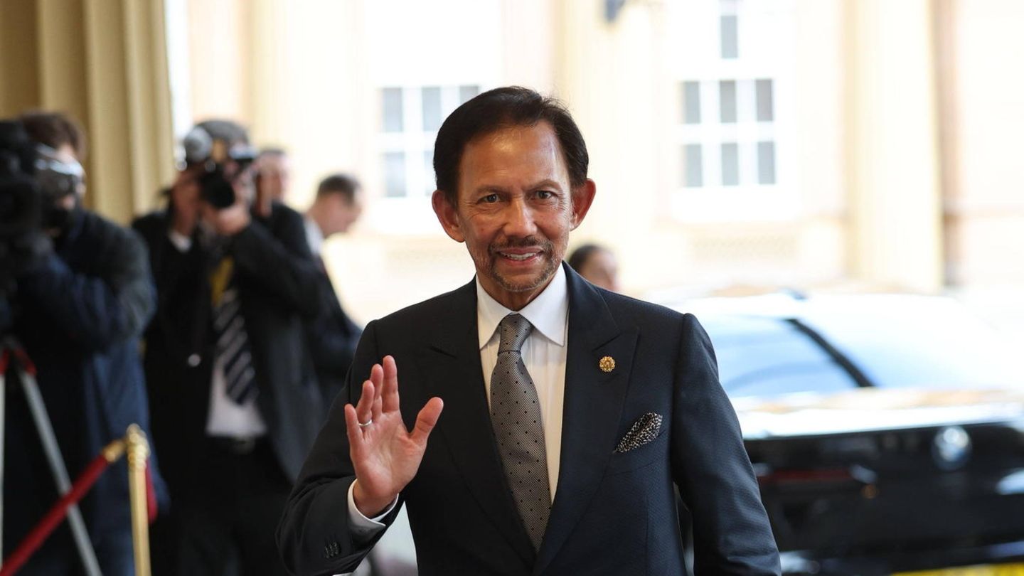 Ohne Begleitung an seiner Seite: Der Sultan von Brunei, Hassanal Bolkiah