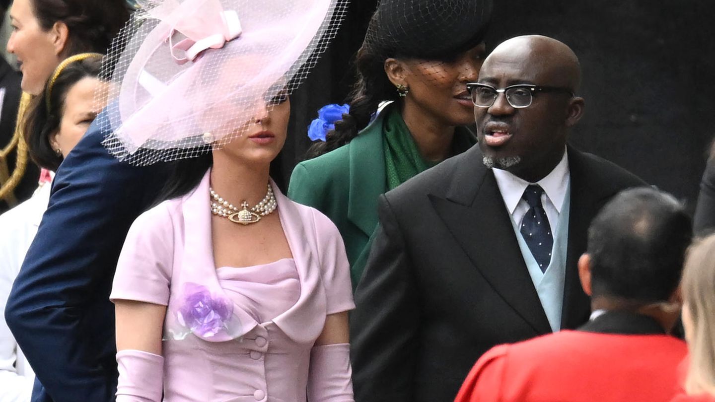 Katy Perry und Edward Enninful