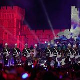 Schloss Windsor in Rot