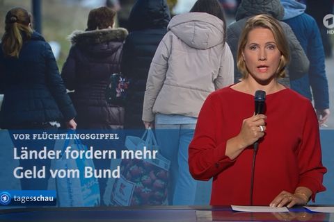 "Tagesschau"-Sprecherin Judith Rakers am Montagmorgen