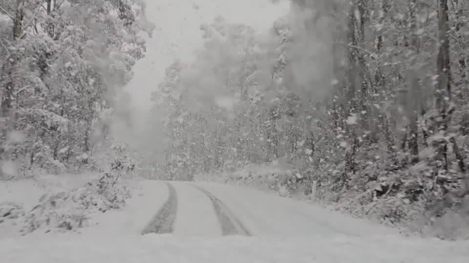 Video: Schnee und Eis in Australien
