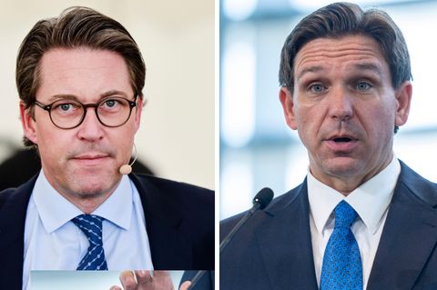 Andreas Scheuer und Ron DeSantis (Archivbilder)