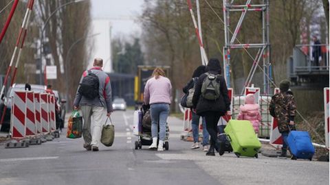 Flüchtlinge aus der Ukraine in Hamburg (Archivbild)