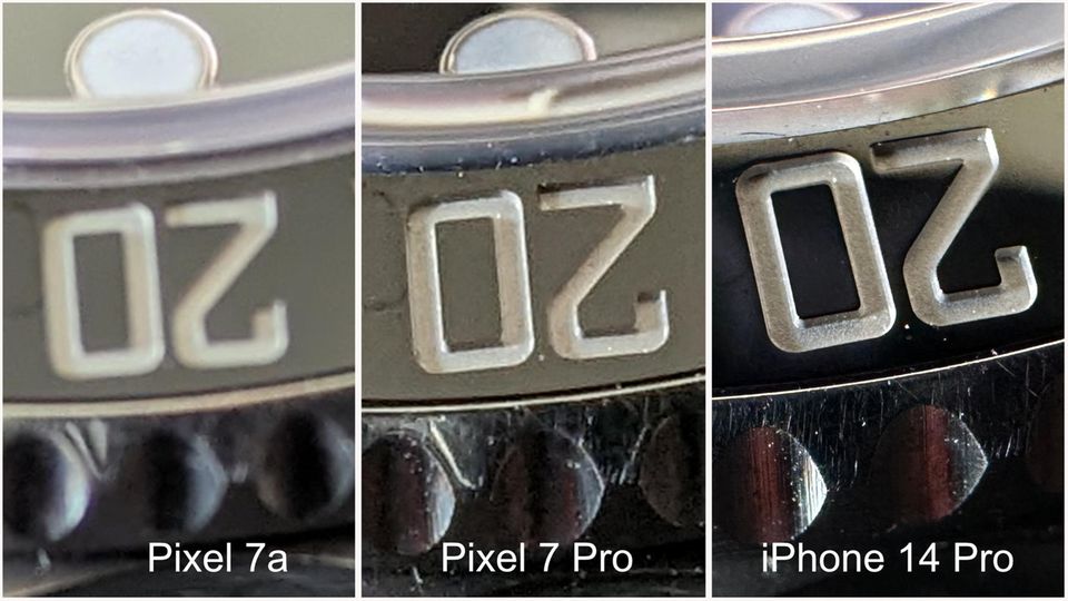 Fotovergleich Google Pixel 7a, Pixel 7 Pro und iPhone 14 Pro Fotovergleich Google Pixel 7a, Pixel 7 Pro und iPhone 14 Pro