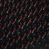 An die 4000 Soldaten werden während der Parade über den Roten Platz marschieren. 