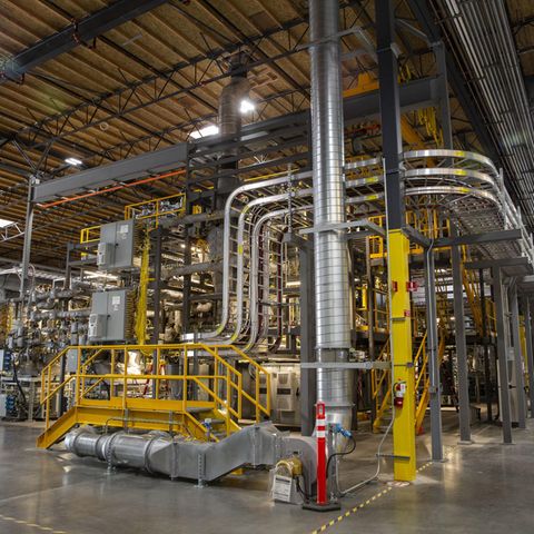 Versuchsanlage des Energiespeichers