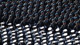 Die Reihen der Soldaten werden in diesem Jahr vor allem mit Kadetten aus ganz Russland aufgefüllt. 