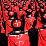 Russische Kosaken nehmen ebenfalls in diesem Jahr an der Parade teil