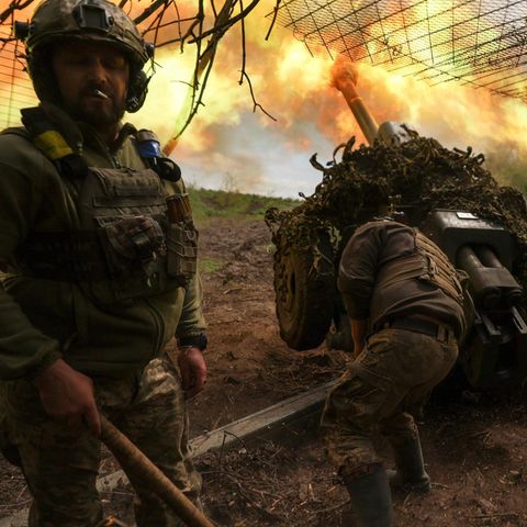 Ukrainische Truppen bei Soledar