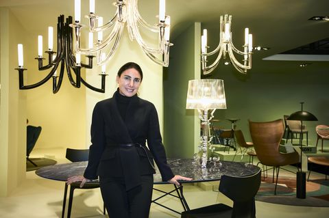 Lorenza Luti auf der Mailänder Möbelmesse