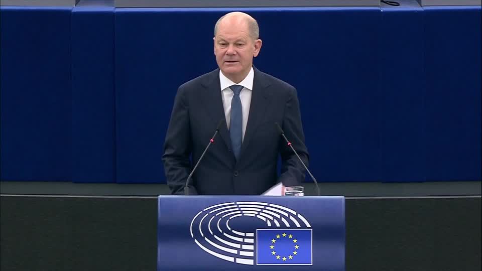 Video: Scholz ruft EU zu engerer Zusammenarbeit auf
