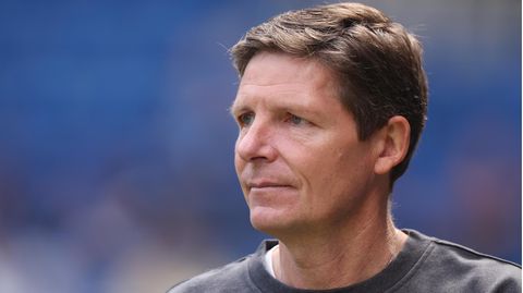 Eintracht-Trainer Oliver Glasner vor dem Bundesligaspiel gegen Hoffenheim