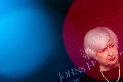 Finanzministerin Janet Yellen warnt vor einem Zahlungsausfall der USA (Archivbild)