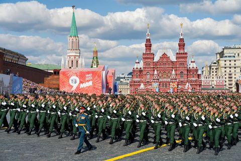 Mit einer Militärparade in Moskau feierte Russland den Sieg über Nazi-Deutschland vor 78 Jahren