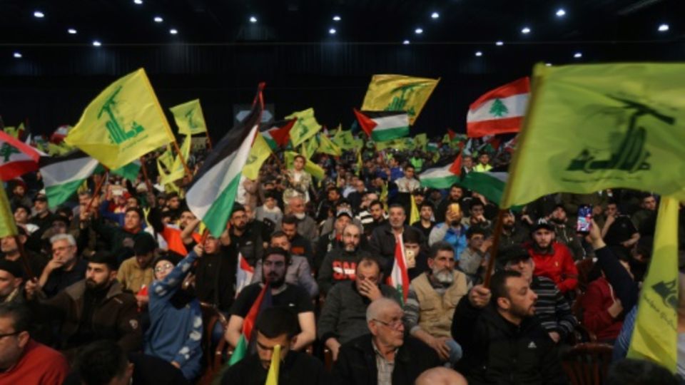 Pro-Hisbollah-Veranstaltung in Beirut.
