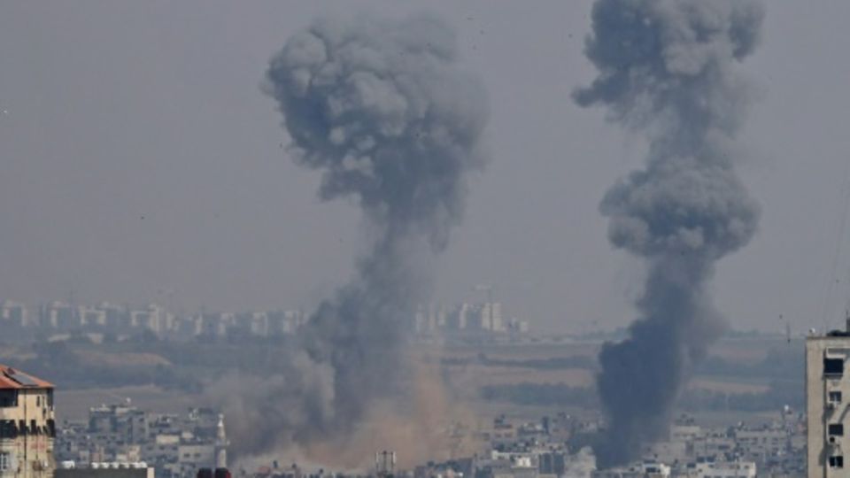 Rauchwolken über dme Gazastreifen
