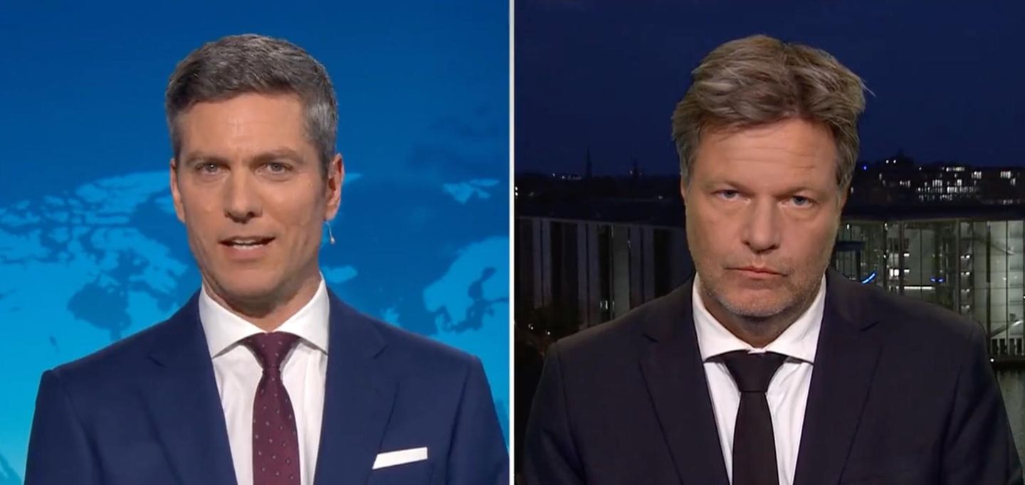 Robert Habeck, Bundeswirtschaftsminister (Bündnis90/Die Grünen), im "Tagesthemen"-Interview mit Ingo Zamperoni