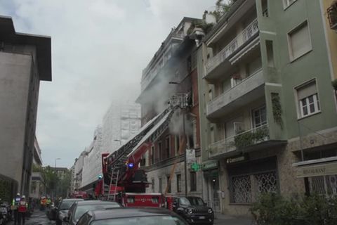 Video: Ein Verletzter bei Explosion in Mailand