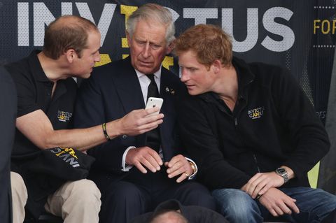 Prinz William, König Charles III., Prinz Harry