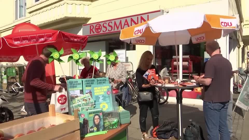 Video: Straßenwahlkampf in Bremen bis zum letzten Tag Video: Straßenwahlkampf in Bremen bis zum letzten Tag