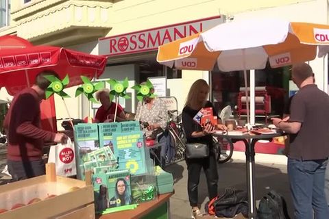 Video: Straßenwahlkampf in Bremen bis zum letzten Tag