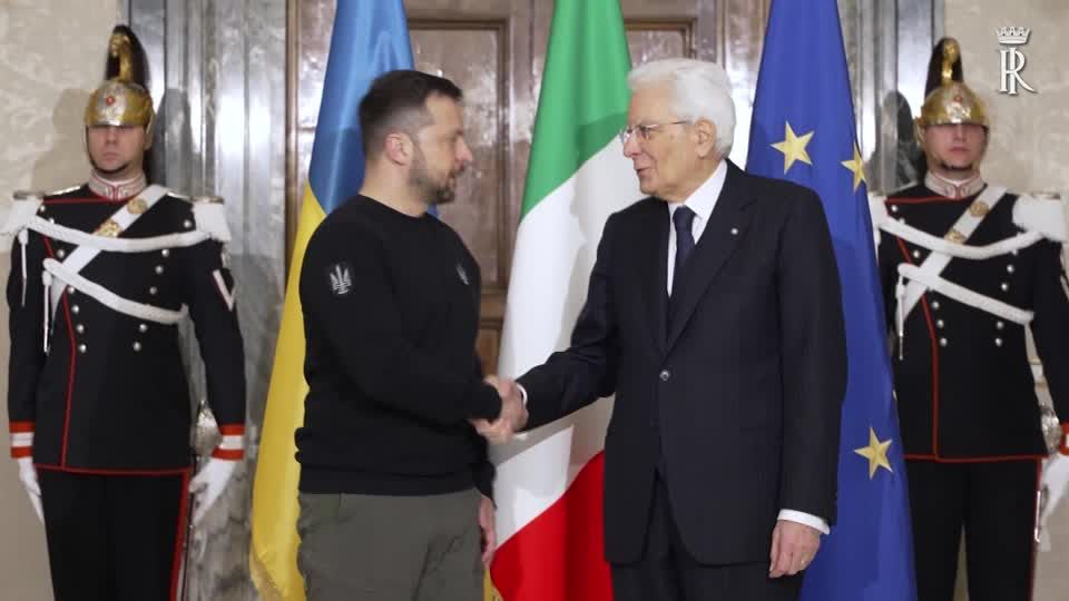 Video: Selenskyj zu Besuch in Rom