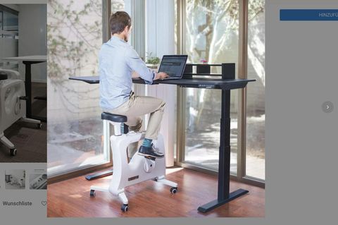 Das Desk-Bike von FlexiSpot überzeugt durch schlichtes, unauffälliges Design und durchdachte Details. 