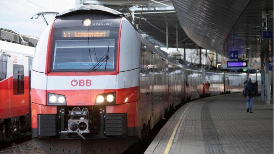 Österreich: Ein Zug der ÖBB