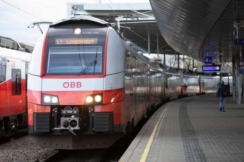 Österreich: Ein Zug der ÖBB