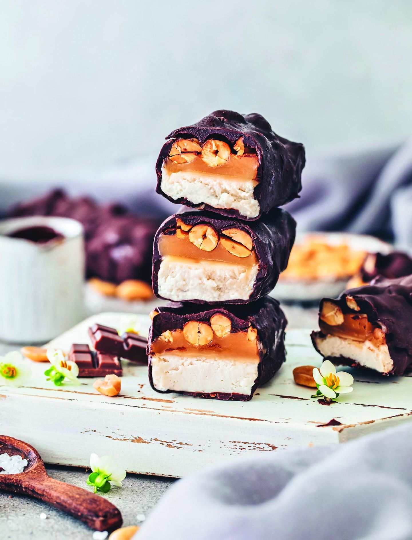 Peanut-Schoko-Eisriegel