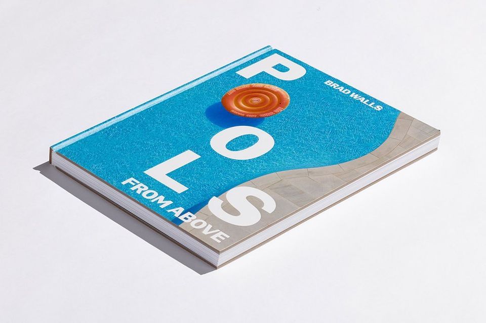 Fotobuch mit Drohnen Aufnahmen von Pools