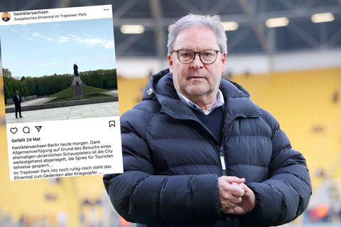 DFB-Vizepräsident Hermann Winkler sorgte mit einem Post über den ukrainischen Präsidenten Wolodymyr Selenskyj für Empörung