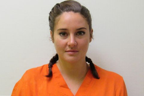 Polizeifoto von Shailene Woodley