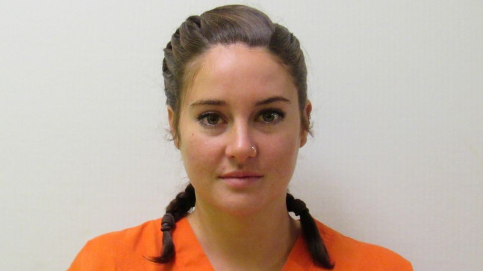 Polizeifoto von Shailene Woodley