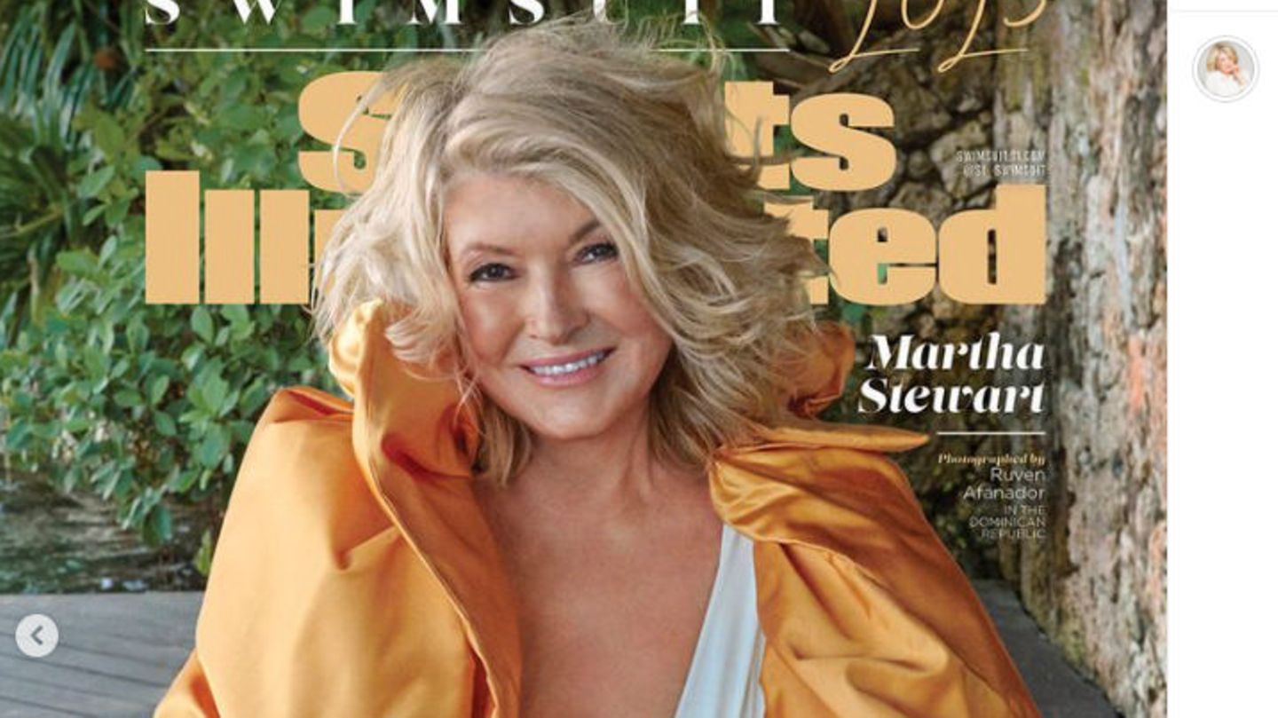Martha Stewart appears on the cover of “Sports Illustrated” at the age of 81