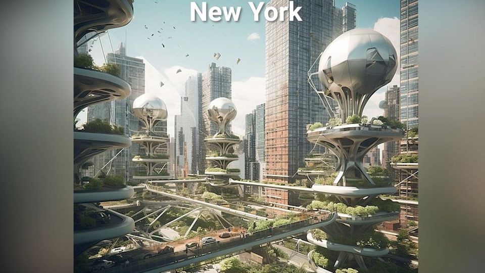 NYC, Chicago, Washington: So sehen zehn US-Metropolen 2050 aus – laut KI