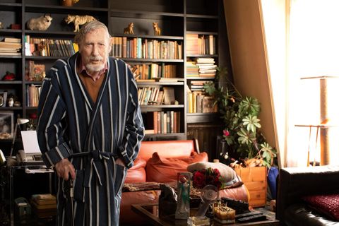Georg Stefan Troller in seiner Pariser Wohnung unweit des Eiffelturms