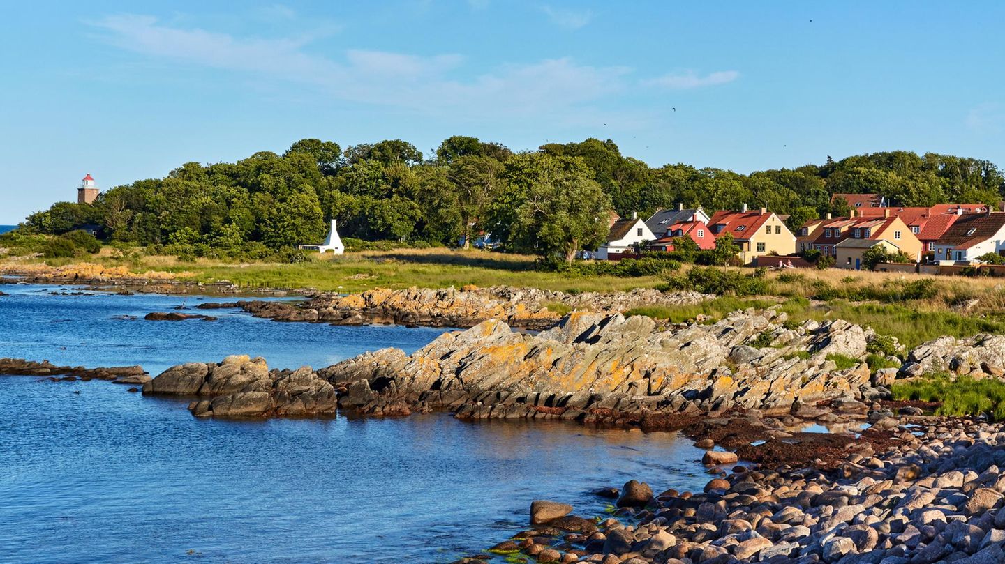 Svaneke an der Ostküste von Bornholm