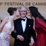 Michael Douglas mit Catherine Zeta Jones und Tochter Cary