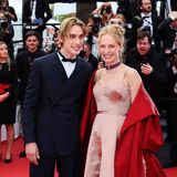 Uma Thurman mit Sohn